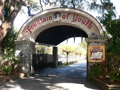 admission booth at fountain of youth st augustine